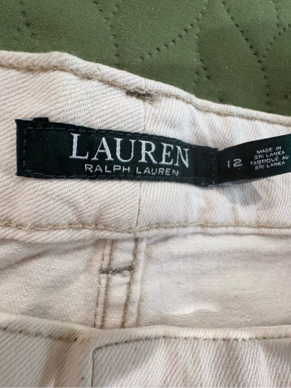 Ralph Lauren Cream High-Rise Jeans - Picture 3 of 5